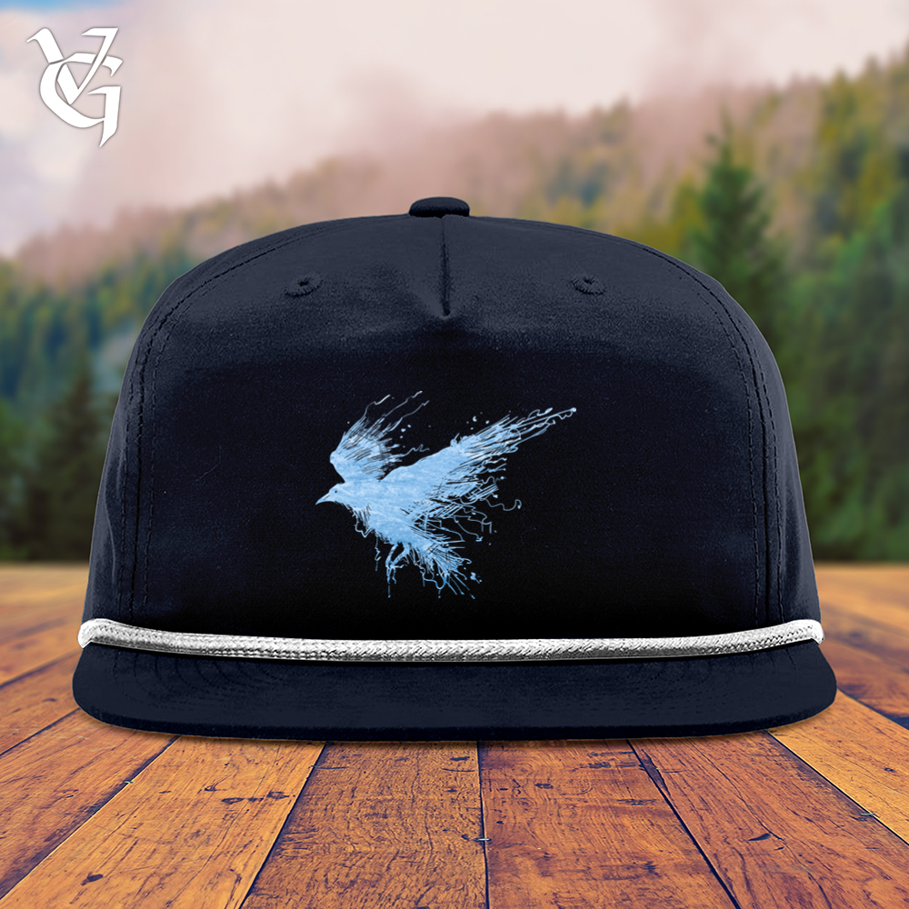 Viking Goods Smokey Winter Raven Snapback Cap Navy/ White