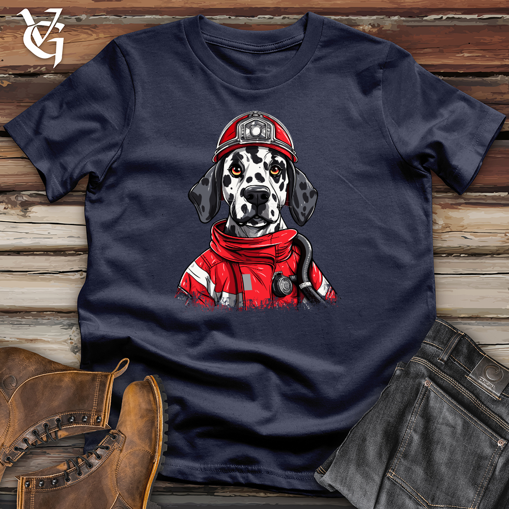 Viking Goods Dalmatian Fire Rescue Softstyle Tee Navy / XS