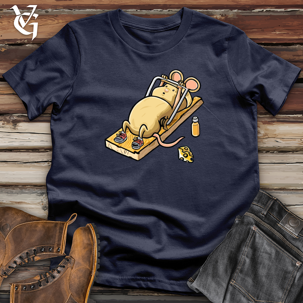 Viking Goods Mouse in Gym Workout Softstyle Tee Navy / XS