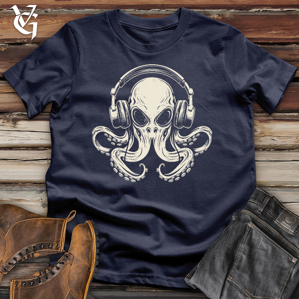 Viking Goods Octopus Jammin Softstyle Tee Navy / XS