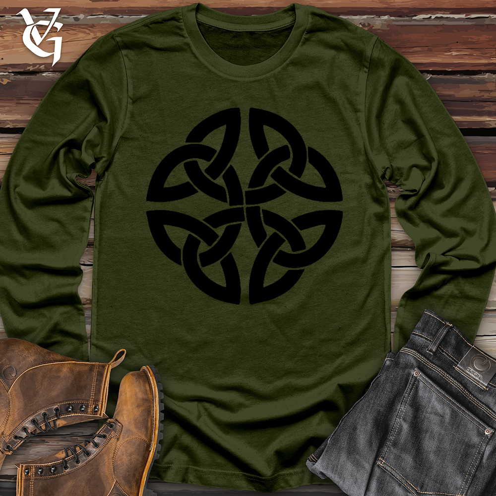 Viking Goods The Celtic Path of Life Long Sleeve Olive / L