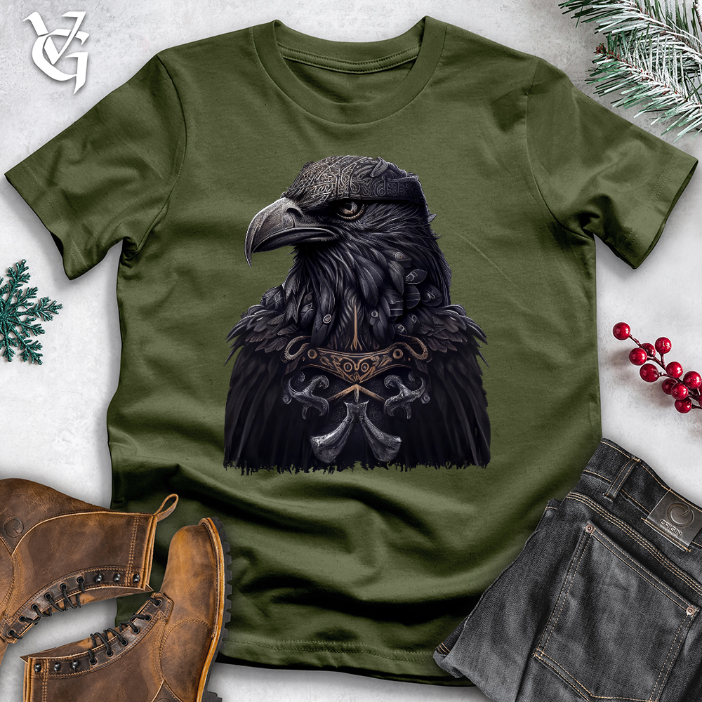Viking Goods Viking Odin's Raven Cotton Tee Olive / L