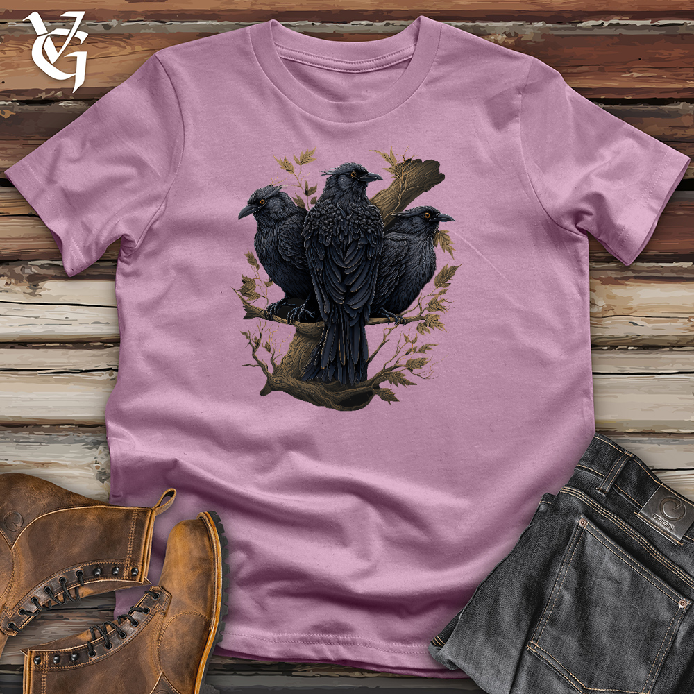 Viking Goods 3 Ravens Cotton Tee Orchid / L