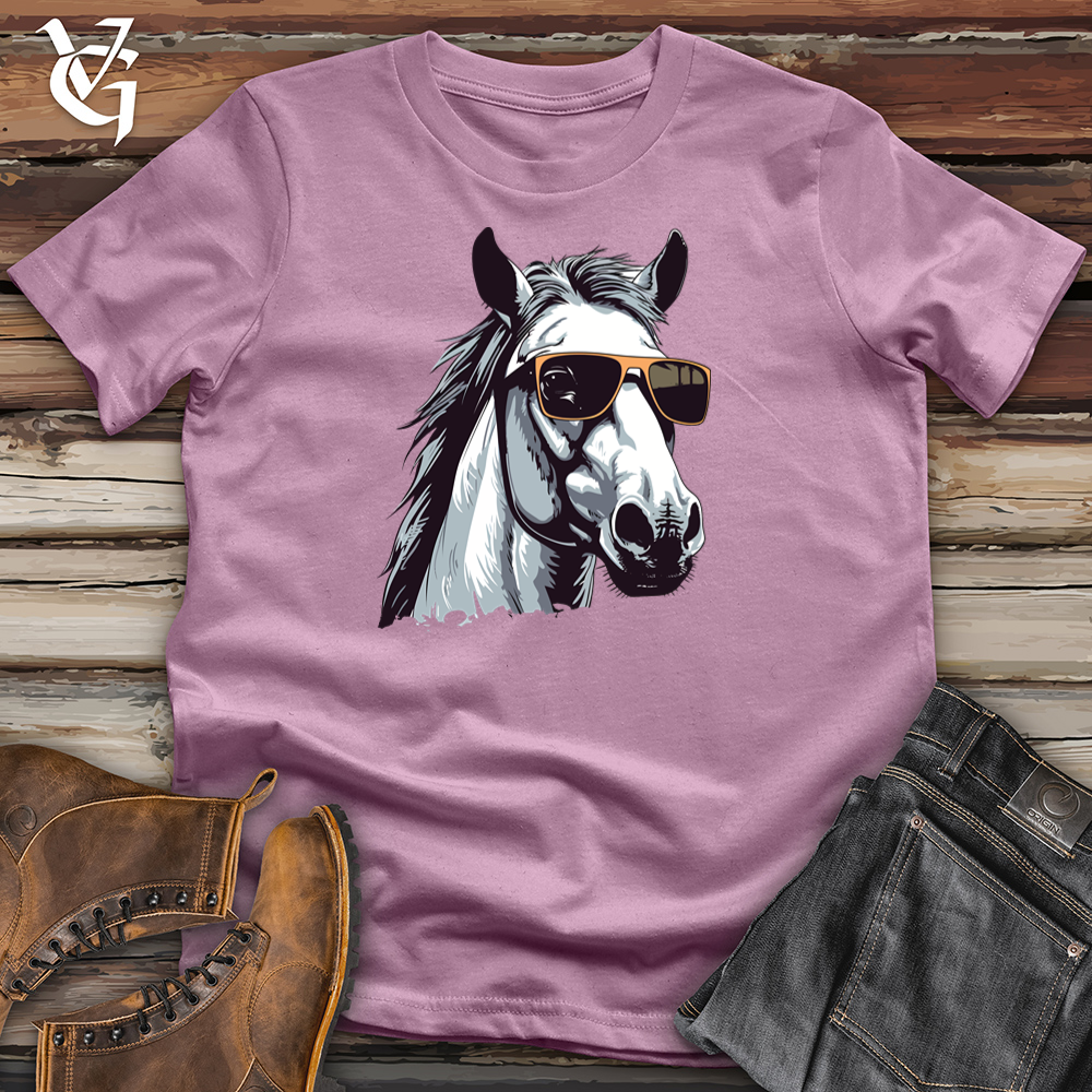 Viking Goods A Horse Cotton Tee Orchid / L