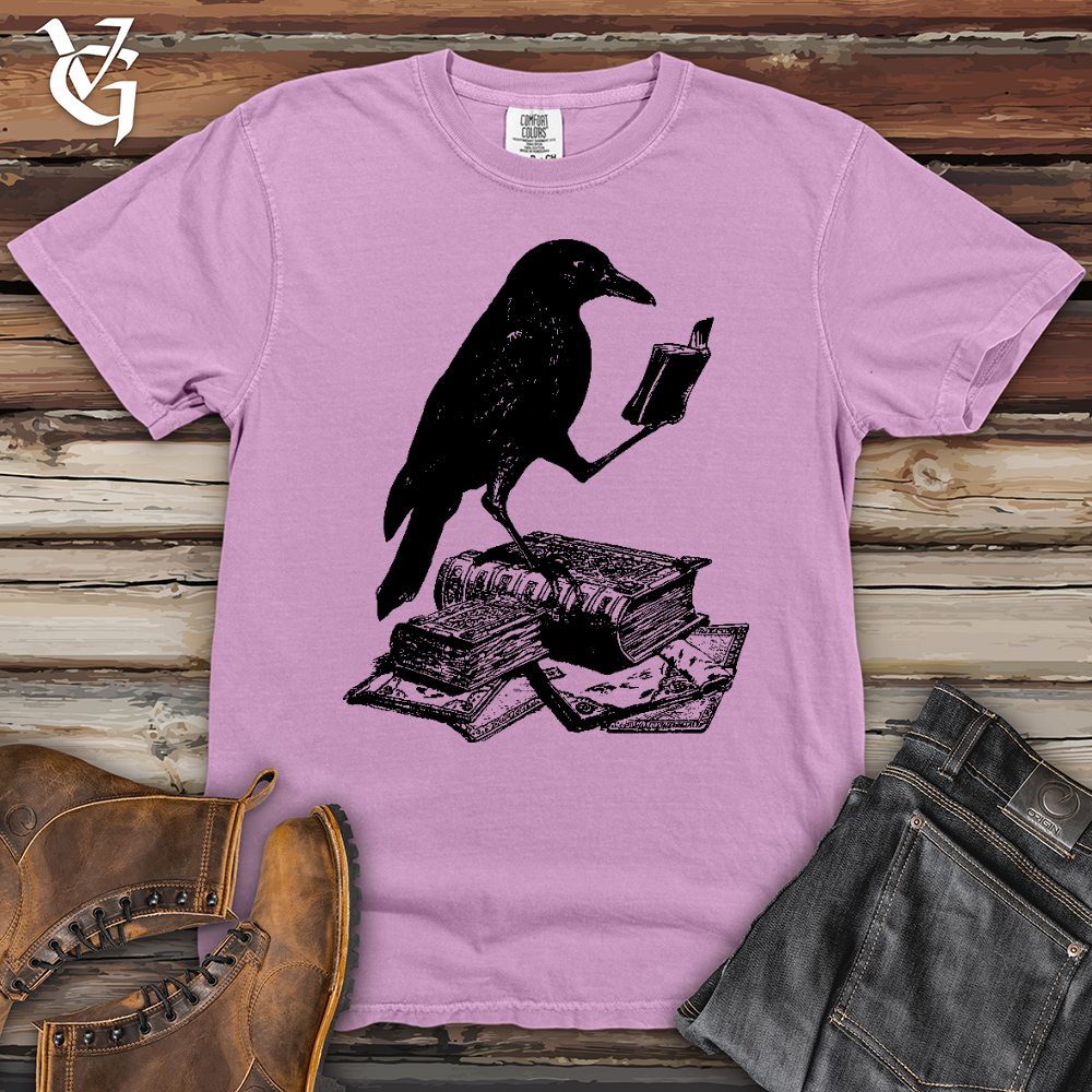 Viking Goods A Little Light Reading Heavy Cotton Comfort Colors Tee Orchid / L