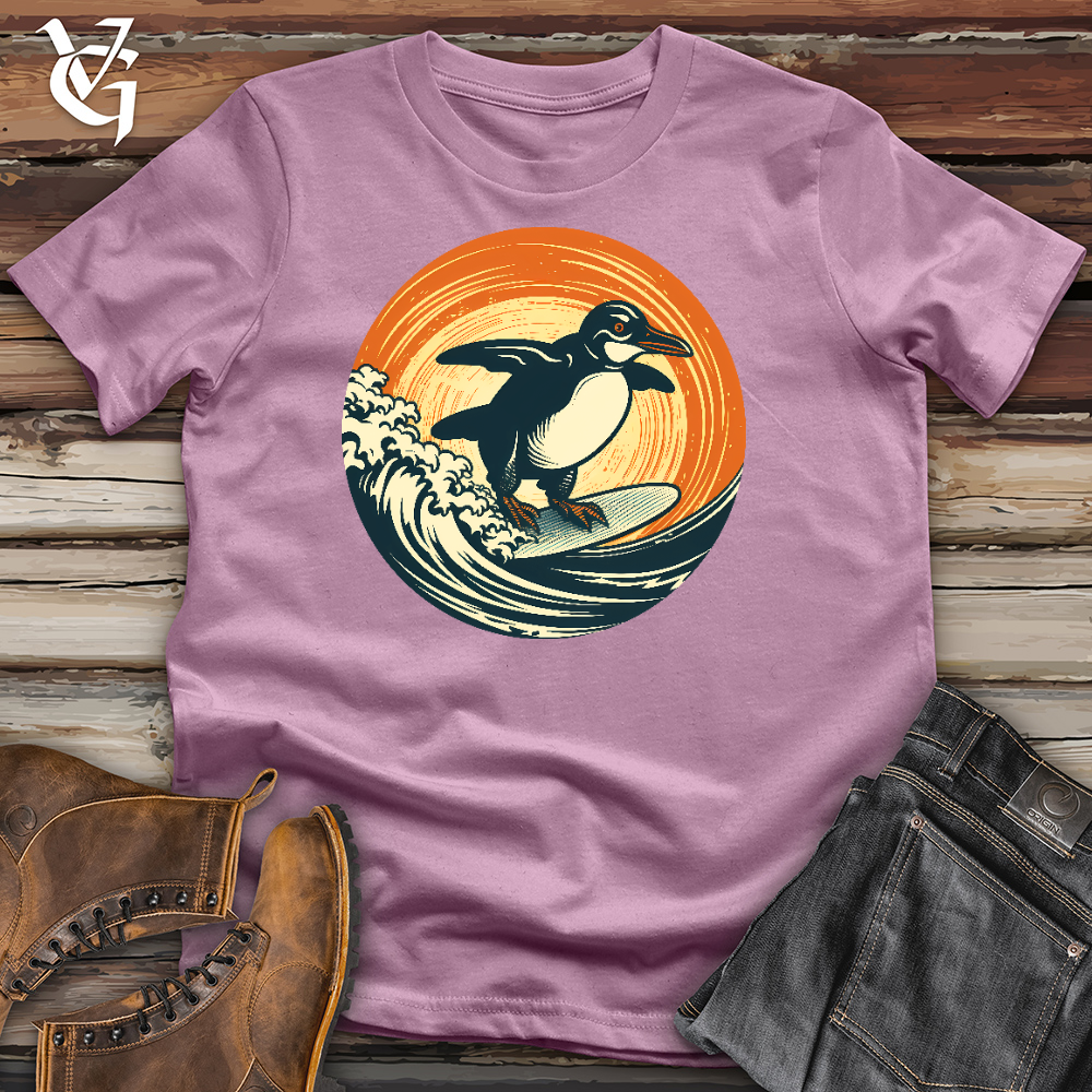 Viking Goods A penguin Cotton Tee Orchid / L