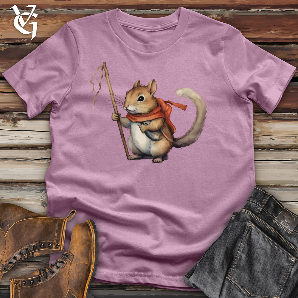 Viking Goods Accomplished Squirrel Cotton Tee Orchid / L