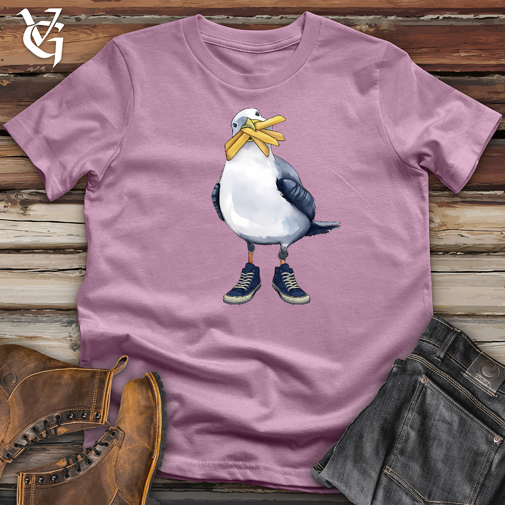 Viking Goods Boardwalk Seagull 2 Cotton Tee Orchid / L