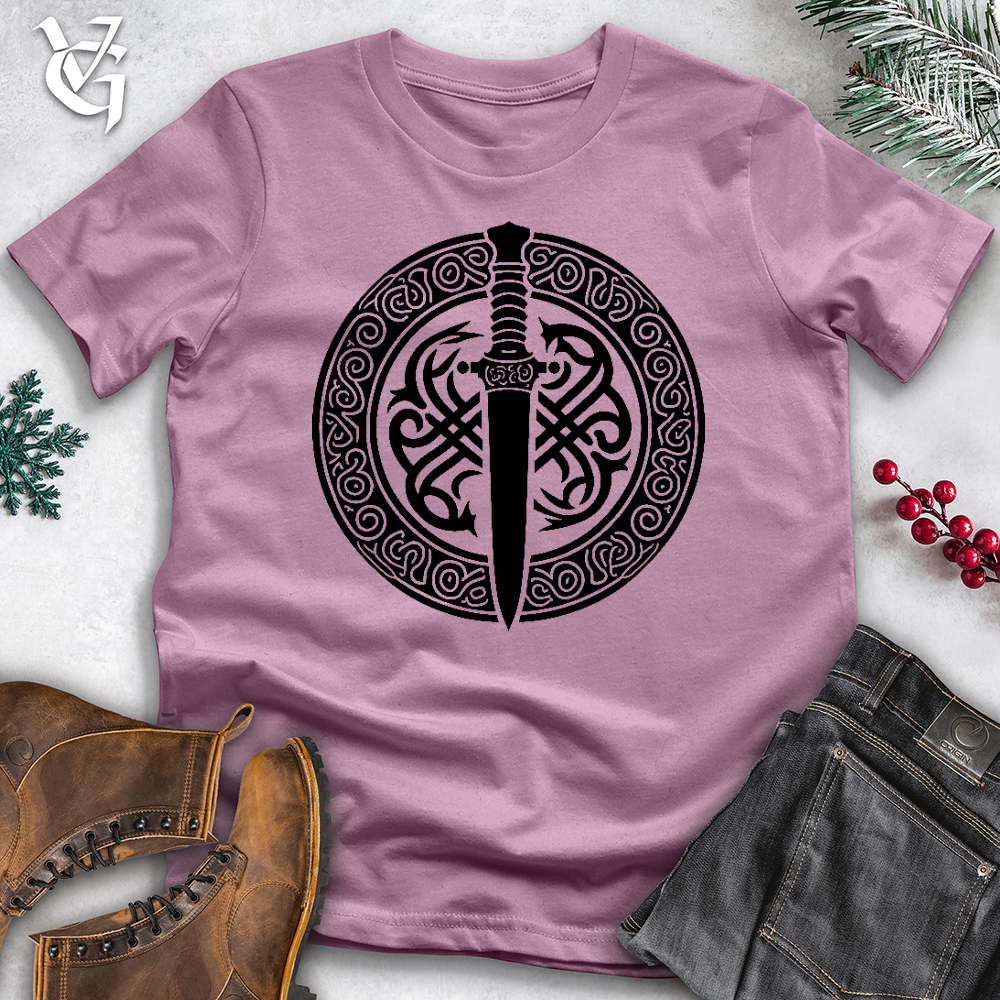 Viking Goods Celtic Dagger Cotton Tee Orchid / L