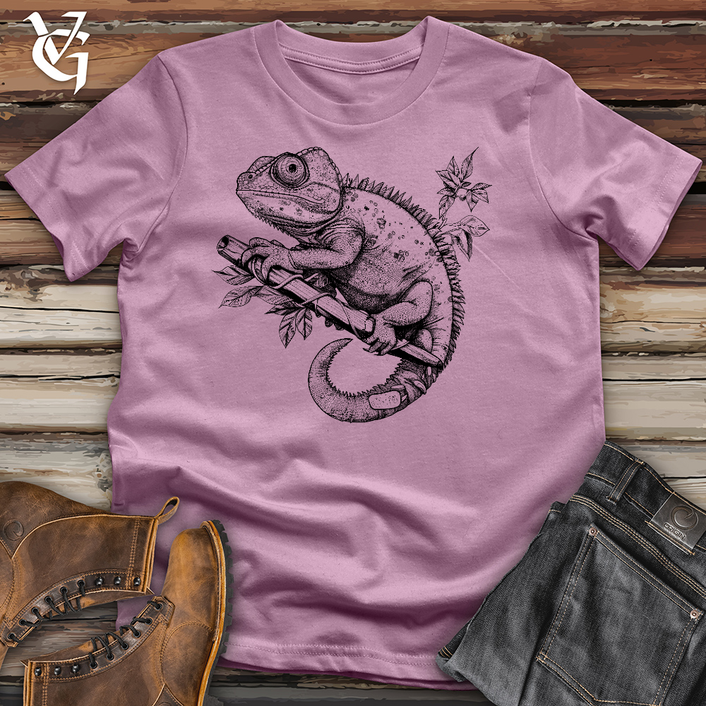Viking Goods Chameleons Cotton Tee Orchid / L