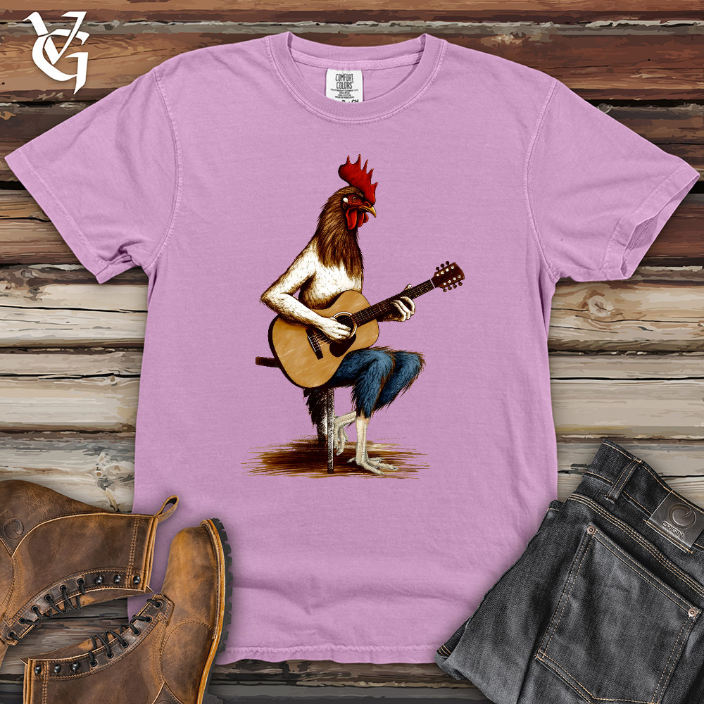 Viking Goods Chicken Guitarist Heavy Cotton Comfort Colors Tee Ivory / L