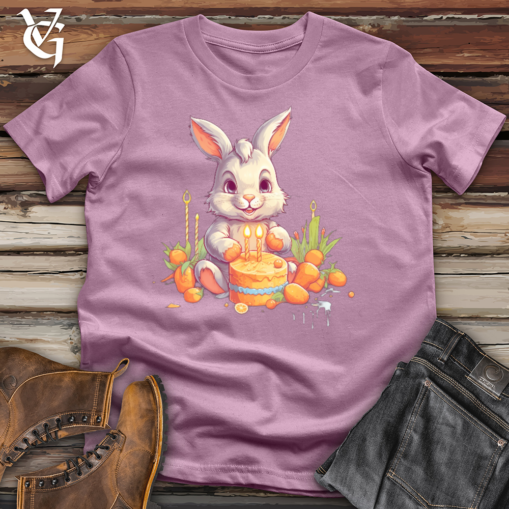 Viking Goods Cute Bunny Treat Cotton Tee Orchid / L