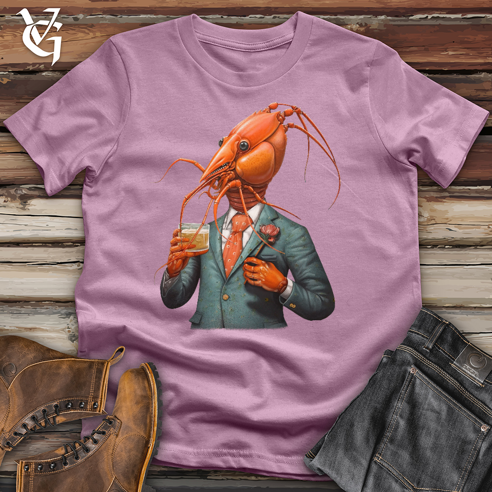 Viking Goods Dapper Shrimp Cotton Tee Orchid / L