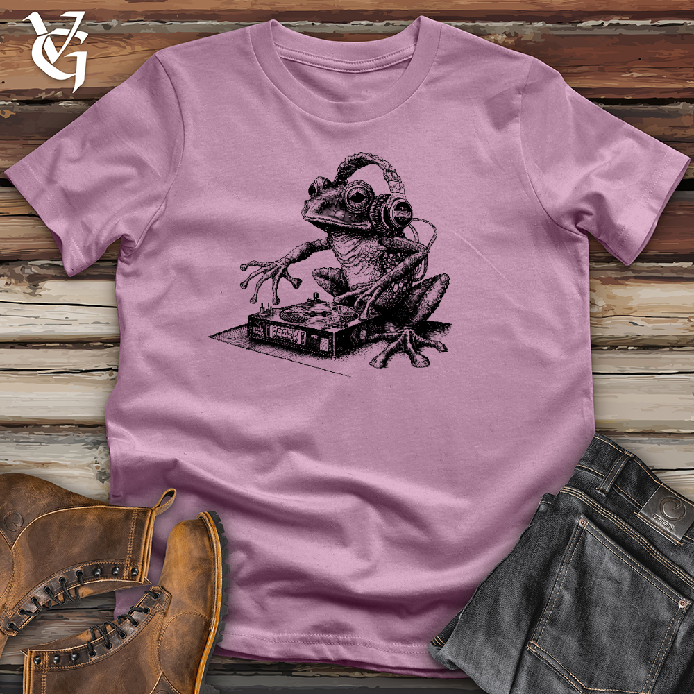 Viking Goods DJ Frog Cotton Tee Orchid / L