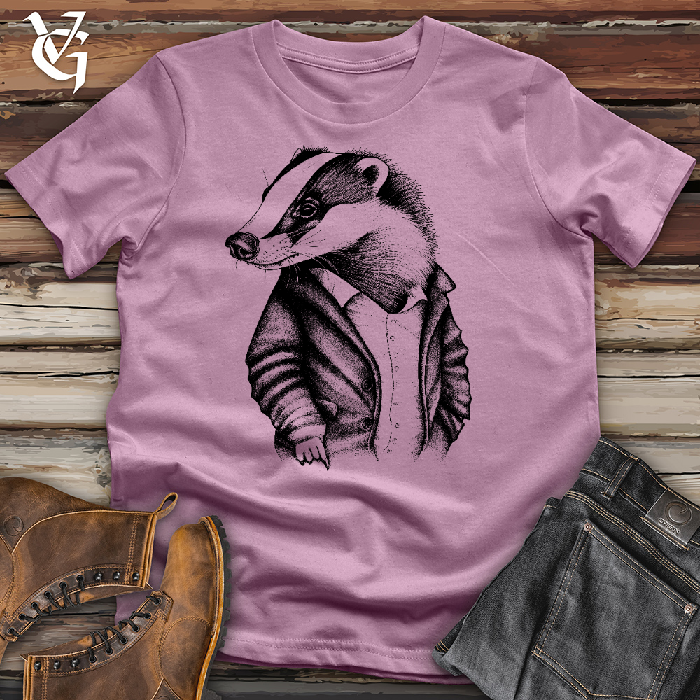 Viking Goods Dr. Badger Cotton Tee Orchid / L