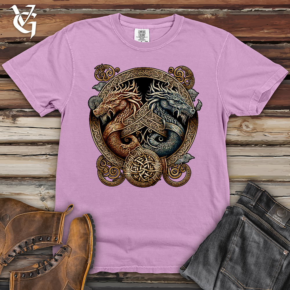 Viking Goods Dragon Dreams Heavy Cotton Comfort Colors Tee Orchid / L