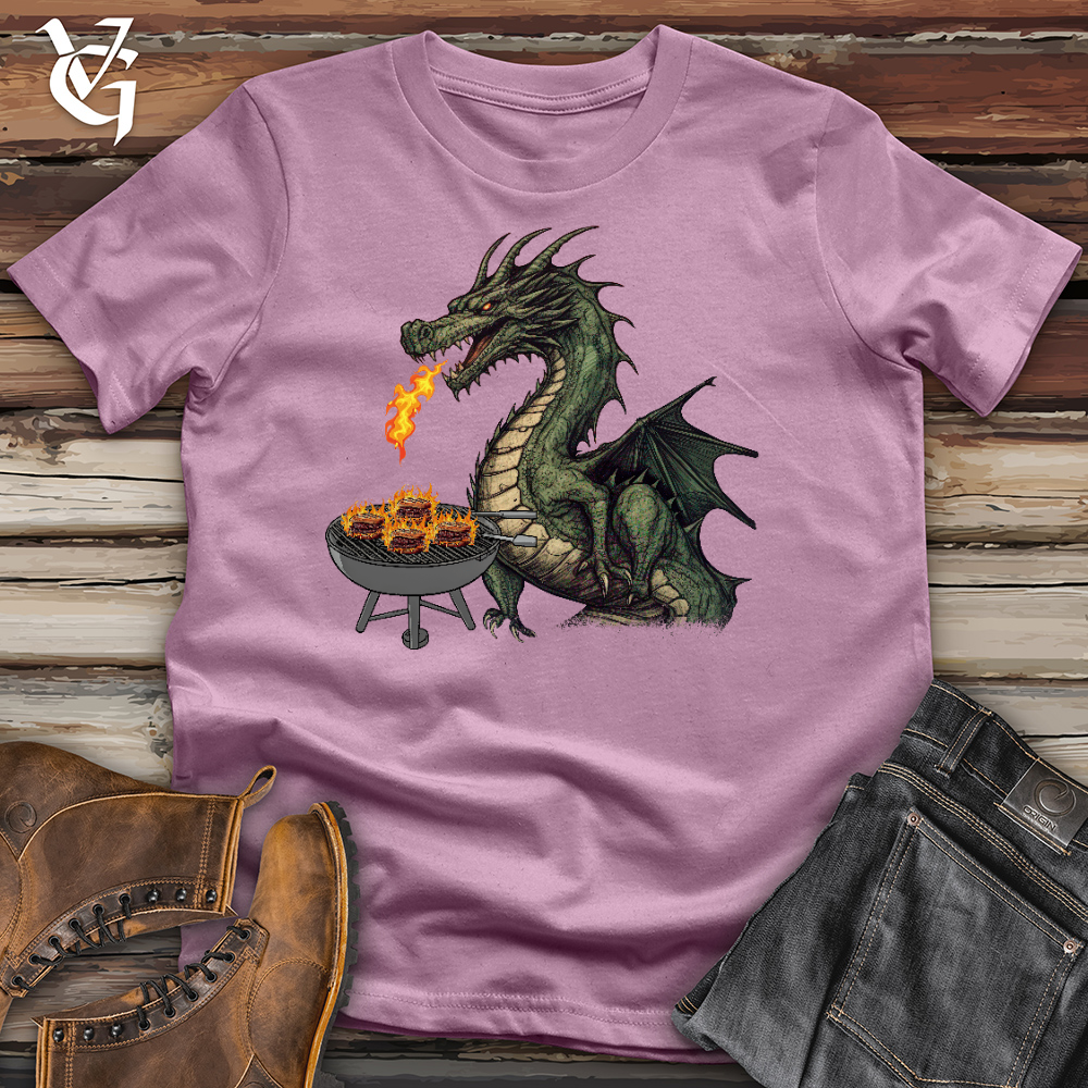 Viking Goods Dragon Grill Master Cotton Tee Orchid / L