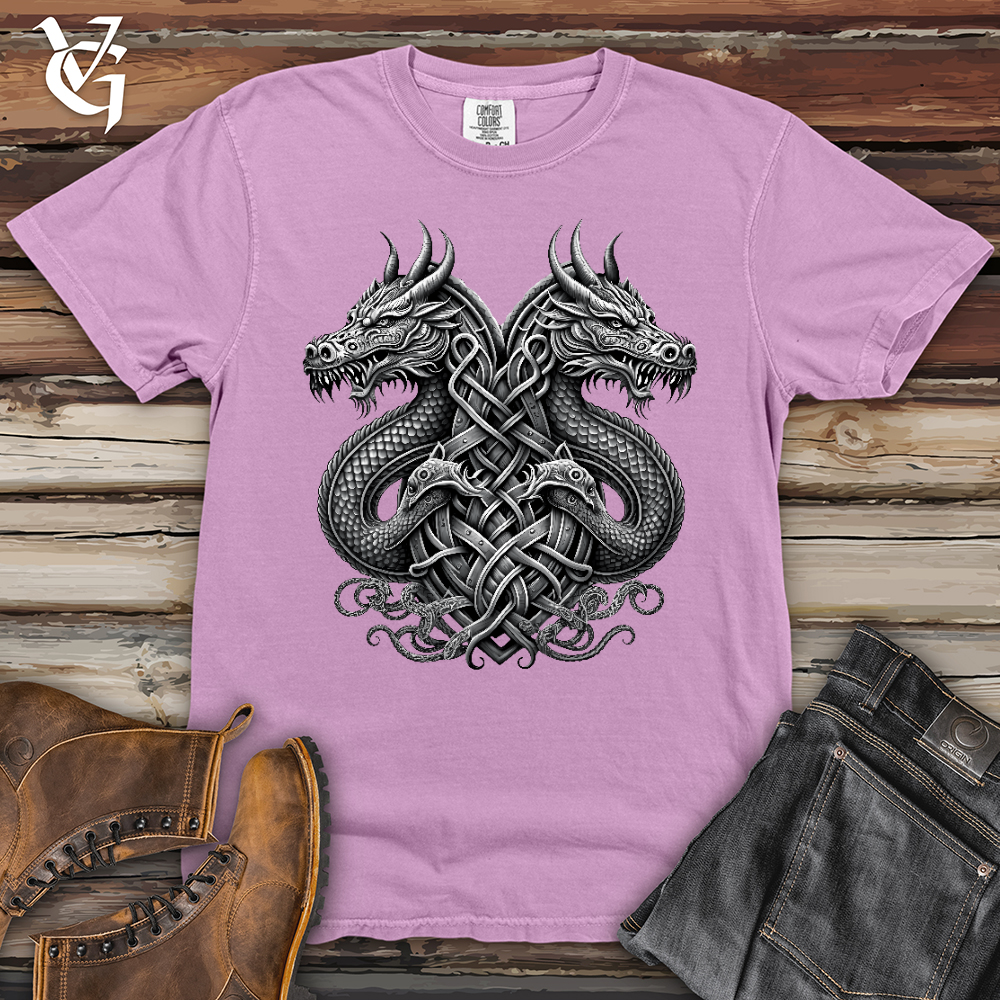 Viking Goods Dreki Emblem Heavy Cotton Comfort Colors Tee Orchid / L