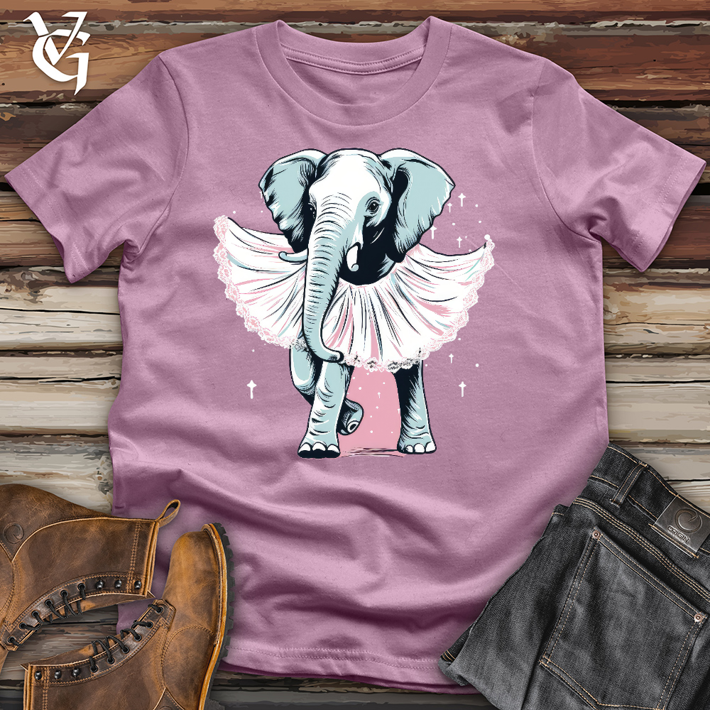 Viking Goods Elephant Ballerina Cotton Tee Orchid / L