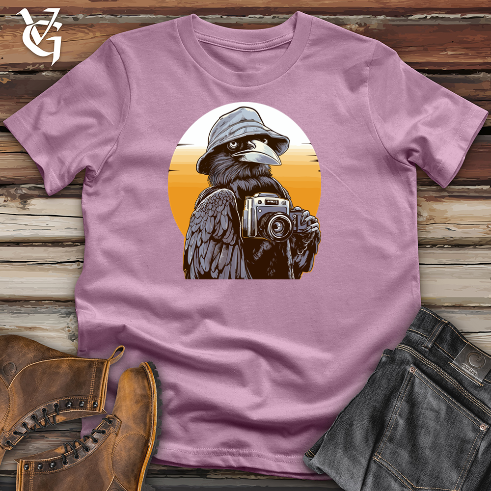 Viking Goods Flying Shutter Raven Cotton Tee Orchid / L