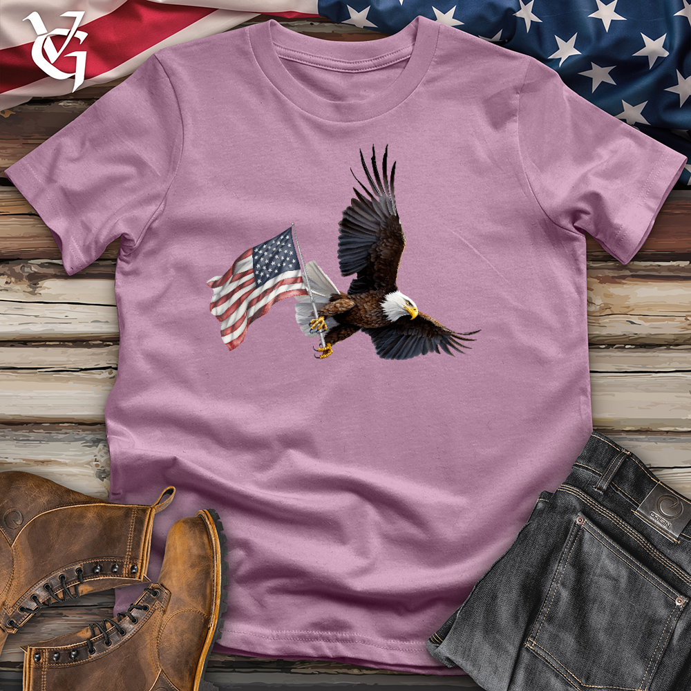 Viking Goods Freedom Eagle Cotton Tee Orchid / L