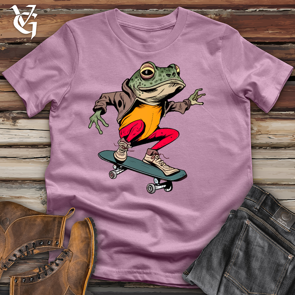 Viking Goods Frog Skates Cotton Tee Orchid / L