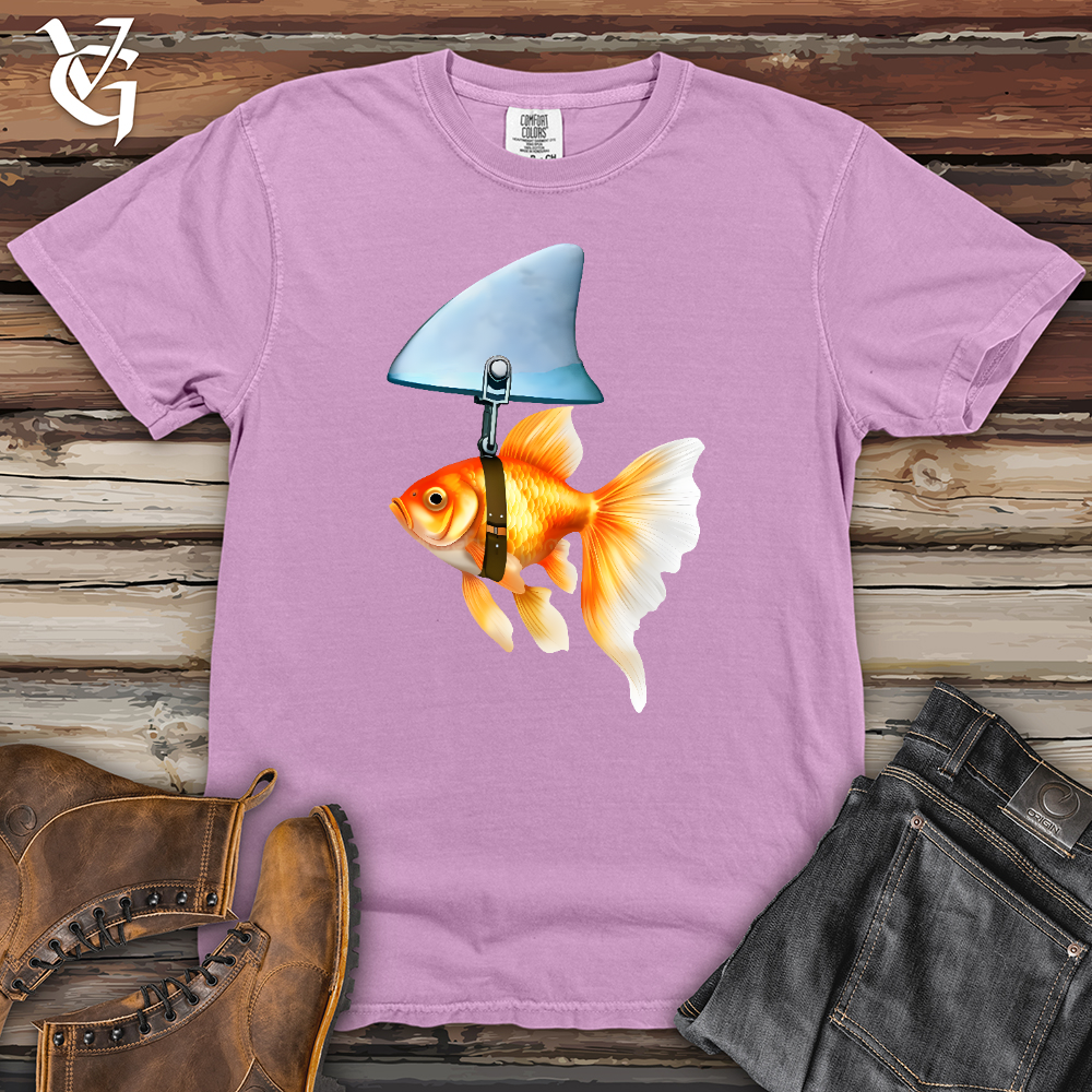 Viking Goods Goldfish Shark Fin Heavy Cotton Comfort Colors Tee Orchid / L