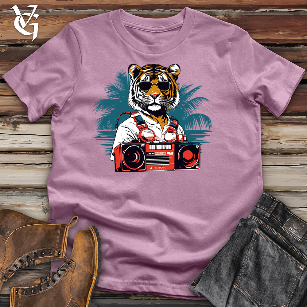 Viking Goods Groove Tiger Beats Cotton Tee Orchid / L