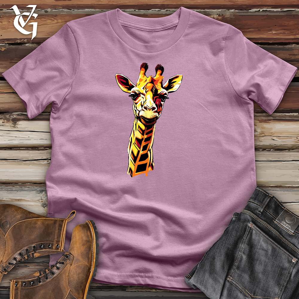 Viking Goods Grooving Giraffe Cotton Tee Orchid / L