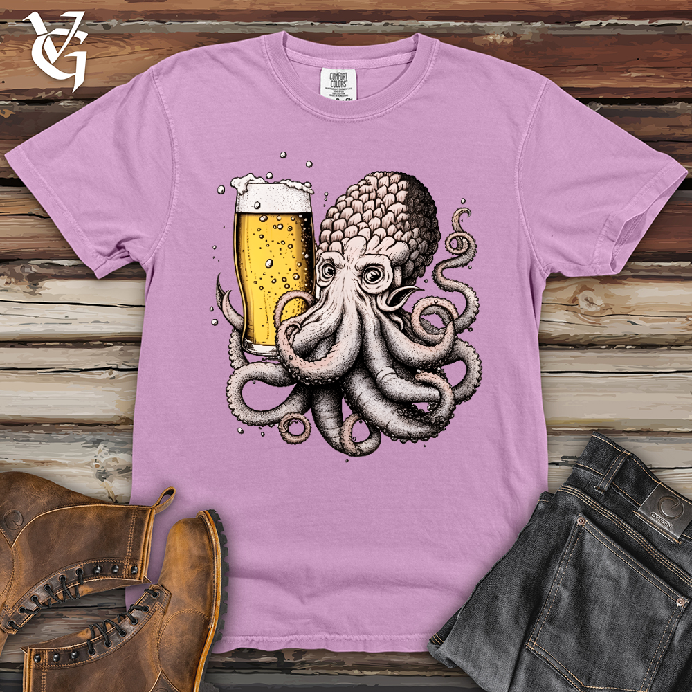 Viking Goods Hoptopus Heavy Cotton Comfort Colors Tee Orchid / L