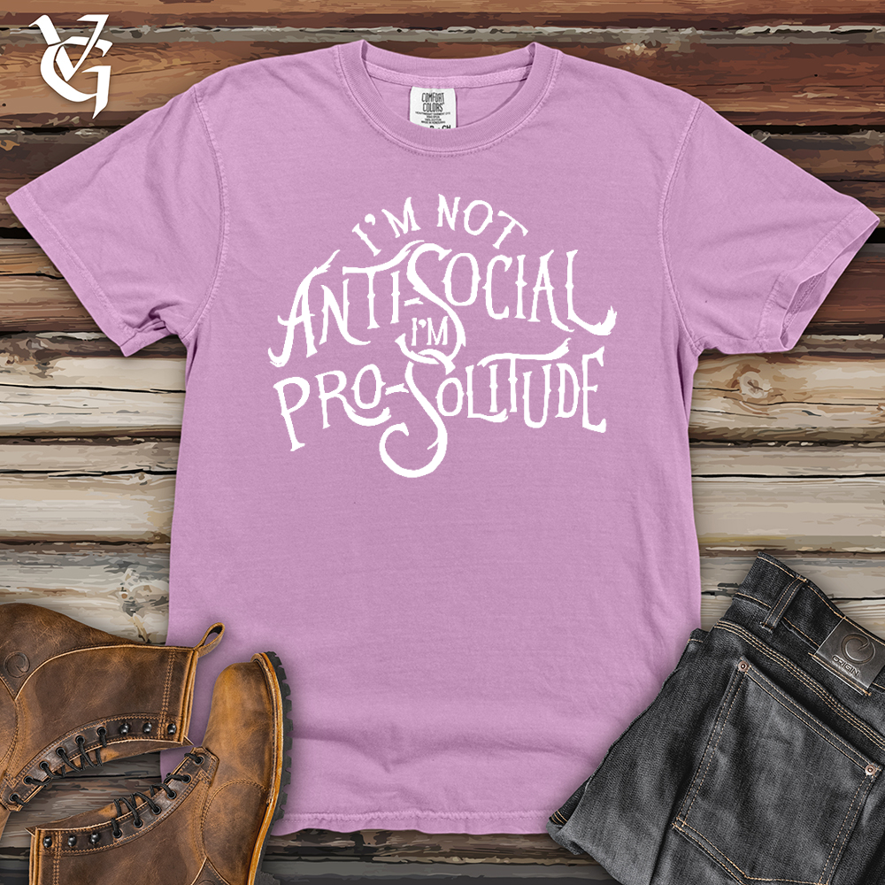 Viking Goods I'm Not AntiSocial Heavy Cotton Comfort Colors Tee Orchid / L