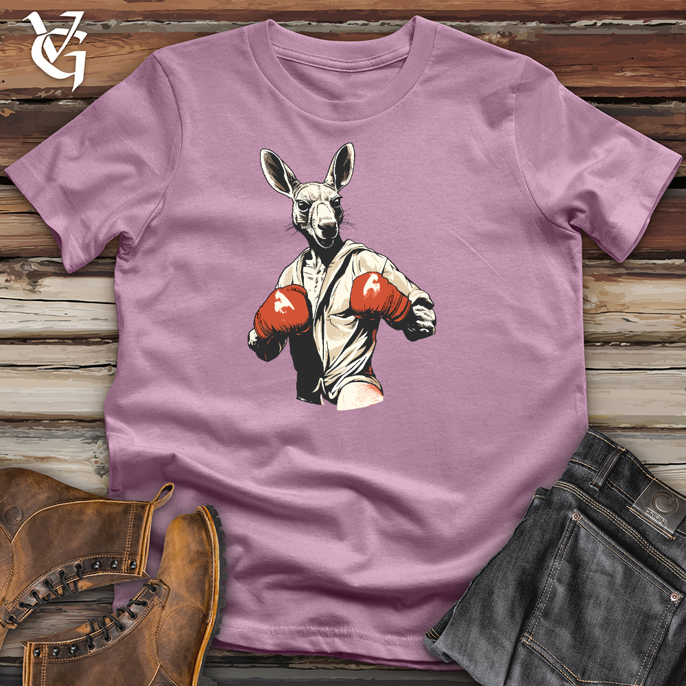 Viking Goods Kangaroo Knockout Cotton Tee Orchid / L
