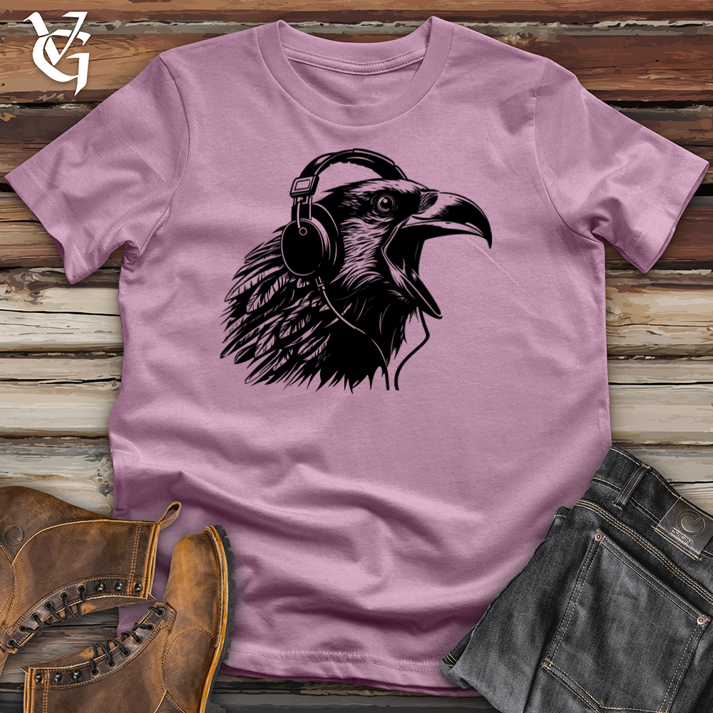 Viking Goods Mic- Check Raven Beats Cotton Tee Orchid / L