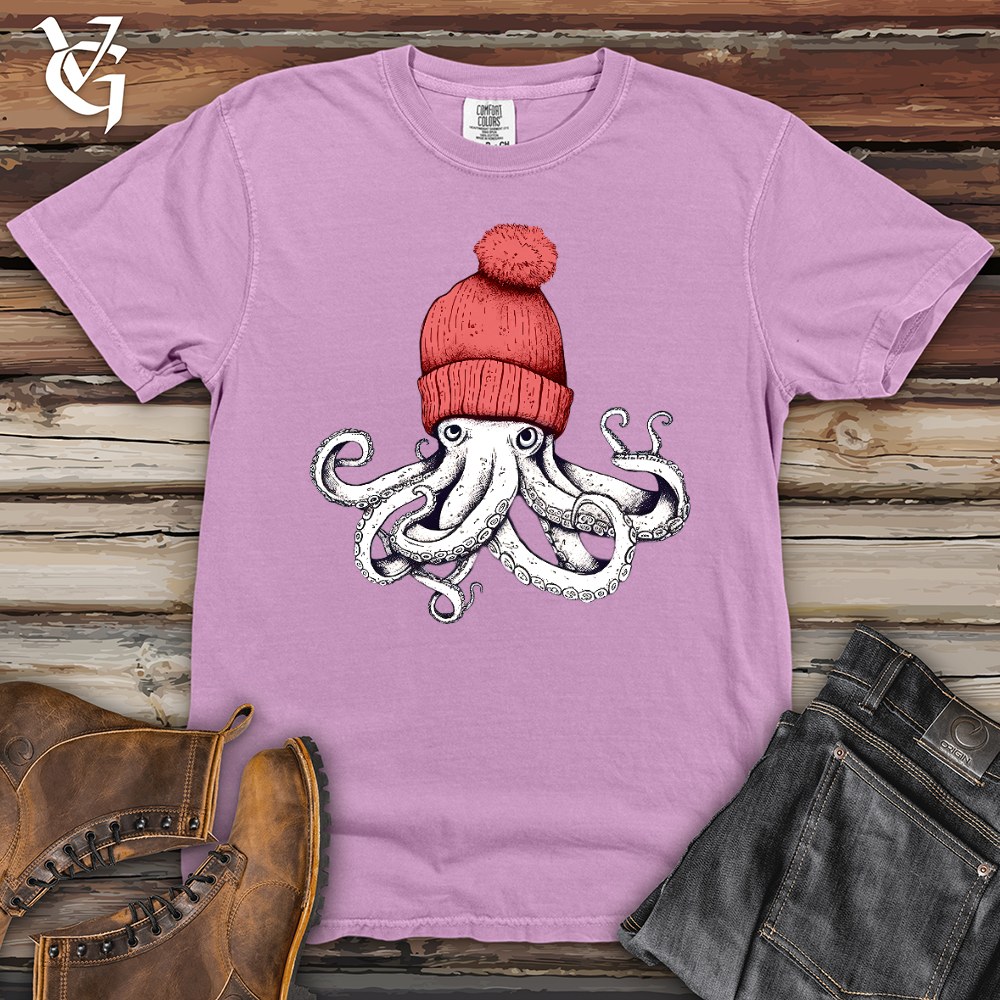 Viking Goods Octopus Chillin Heavy Cotton Comfort Colors Tee Orchid / L