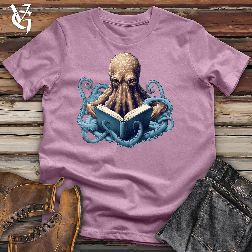 Viking Goods Octopus Professor Cotton Tee Orchid / L