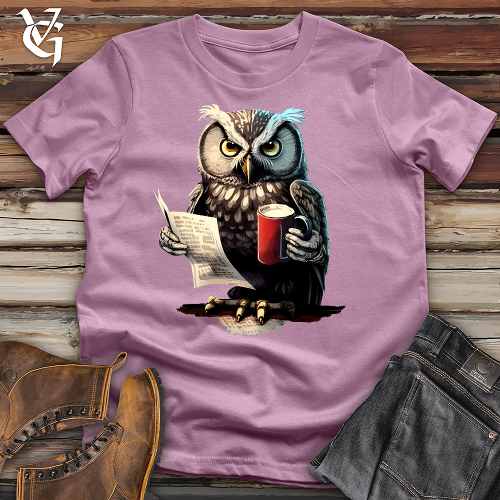 Viking Goods Owl Boss Cotton Tee Orchid / L