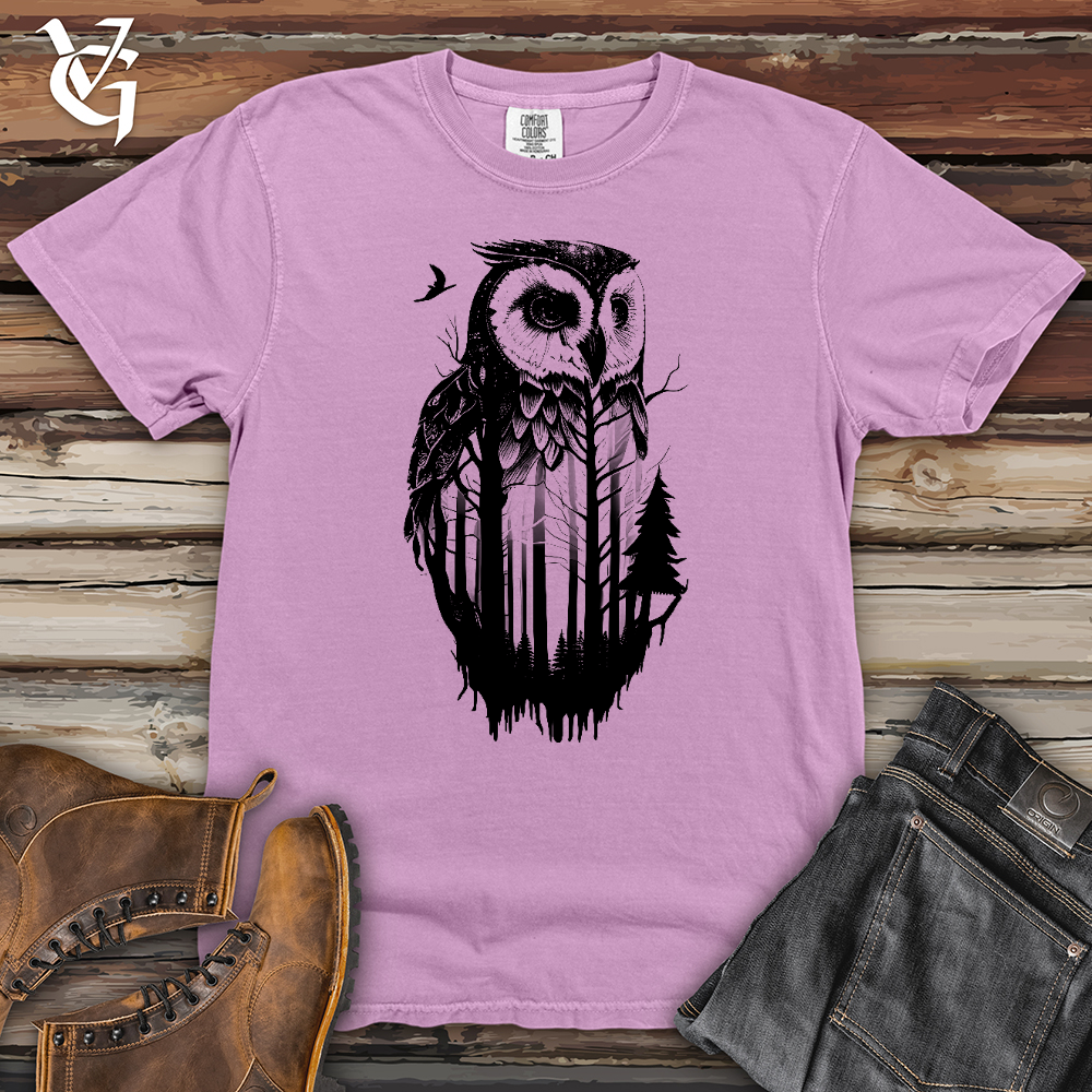 Viking Goods Owl Soul Heavy Cotton Comfort Colors Tee Orchid / L