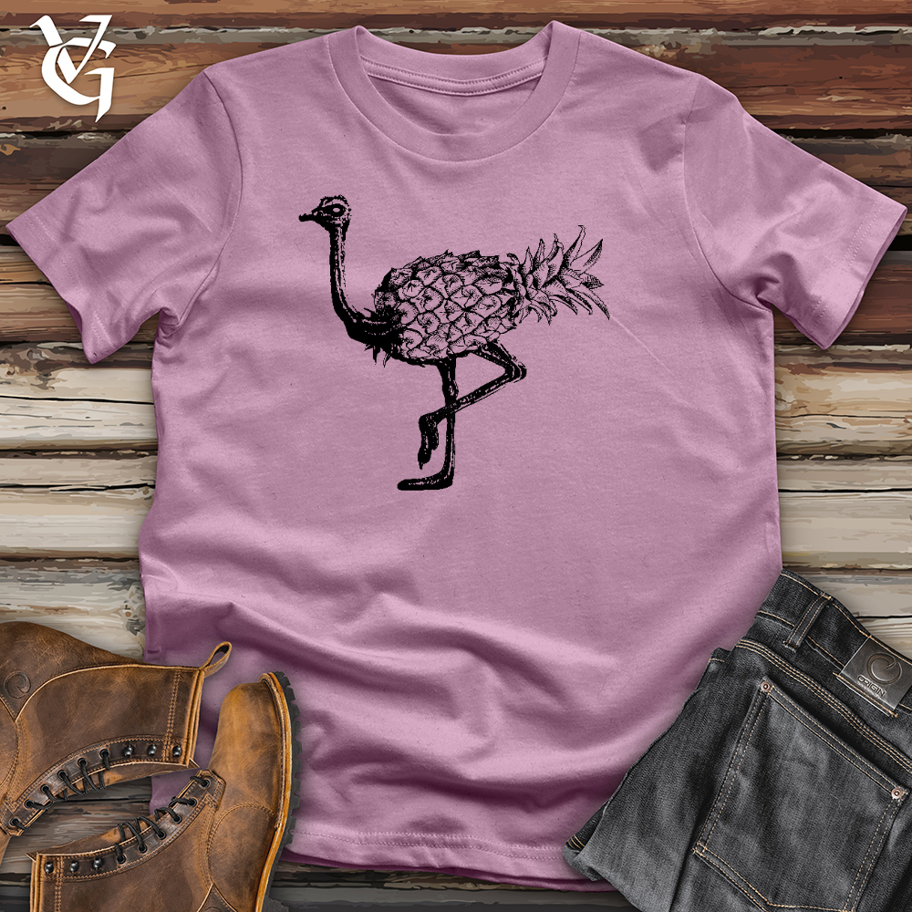 Viking Goods Pineapple Ostrich Cotton Tee Orchid / L