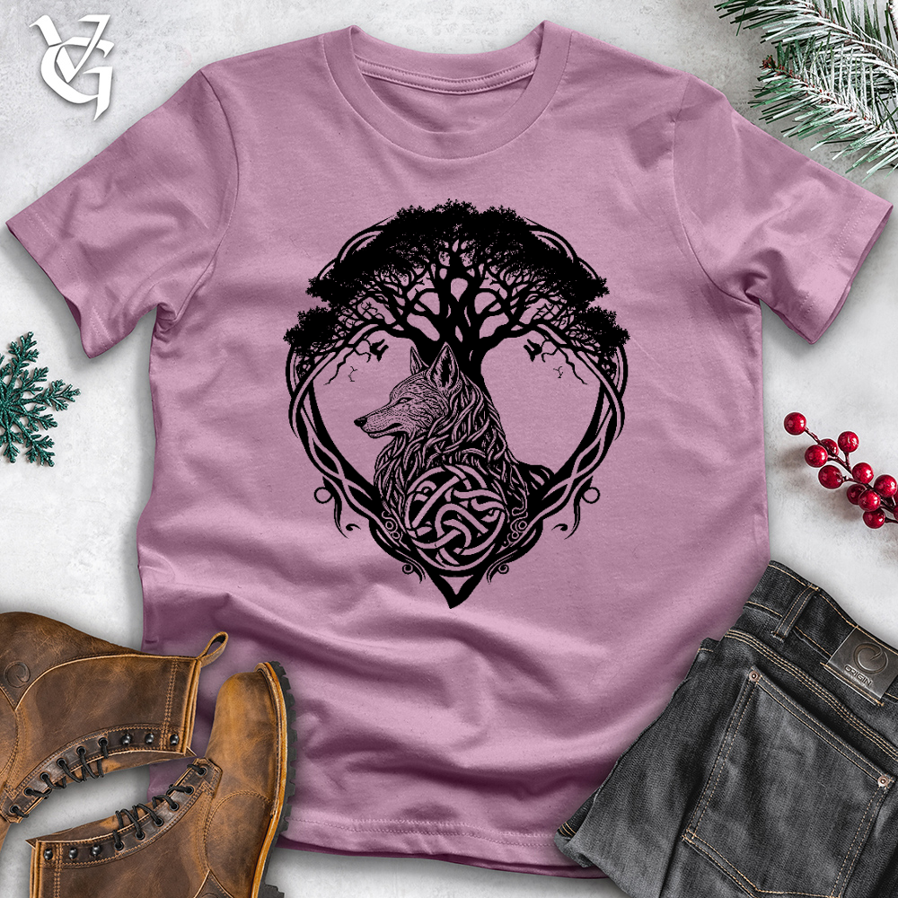 Viking Goods Protector Of The Forest Cotton Tee Orchid / L