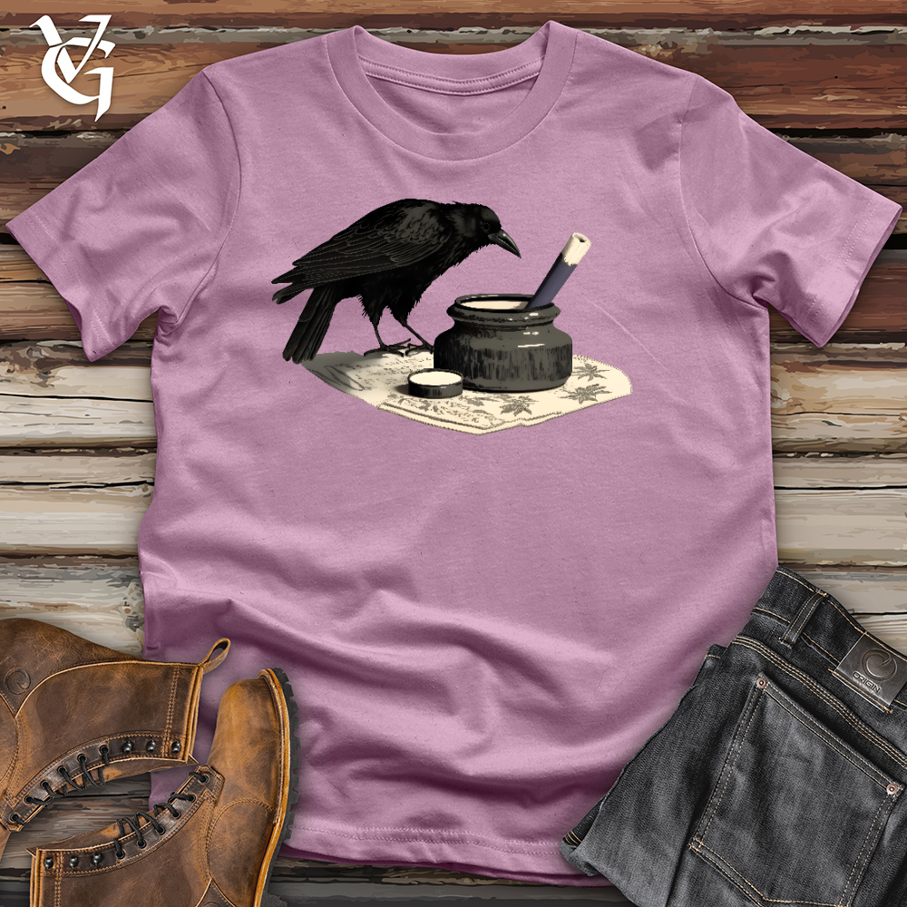 Viking Goods Raven Ink Cotton Tee Orchid / L