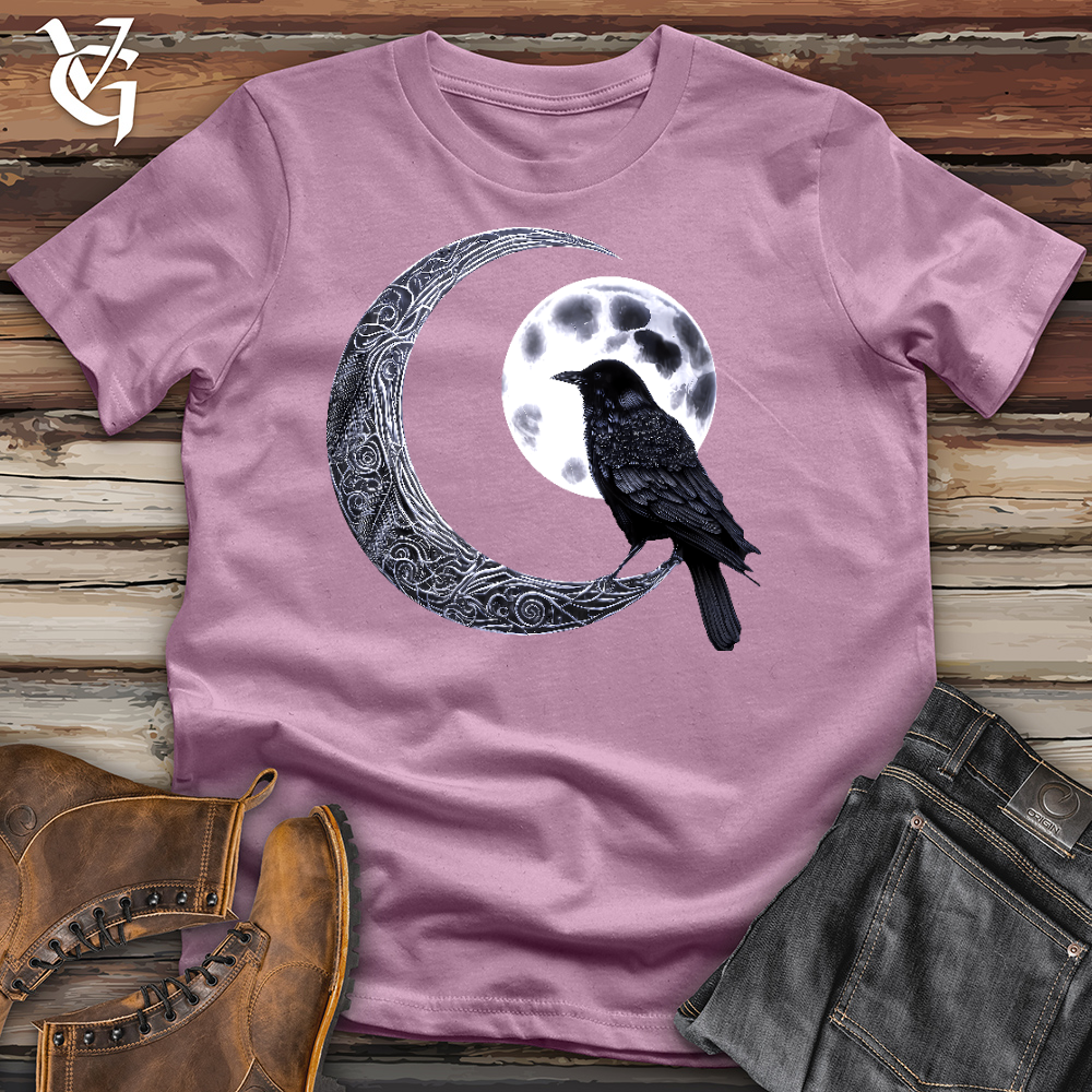 Viking Goods Raven & Moon Negotiations Cotton Tee Orchid / L