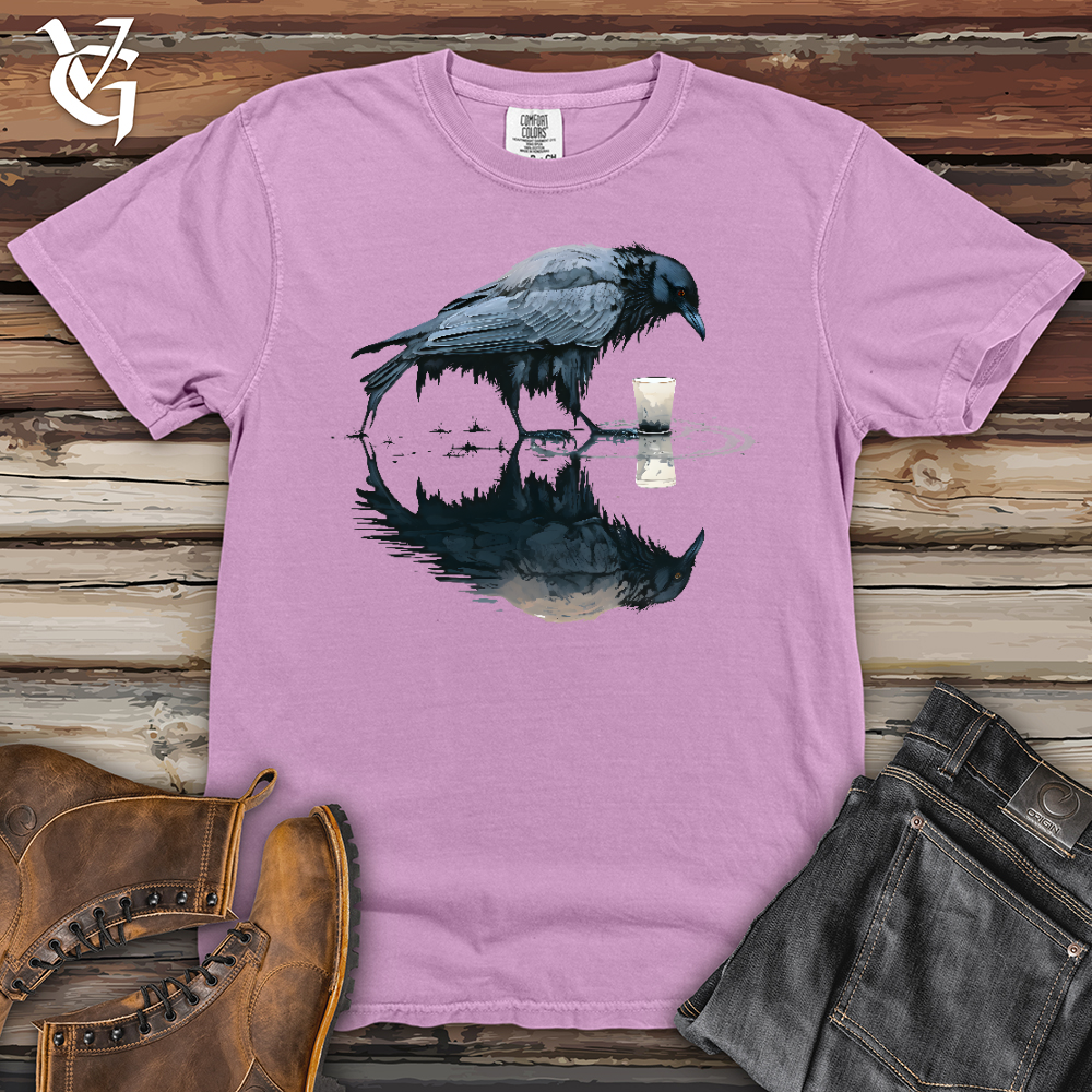 Viking Goods Raven Reflection Heavy Cotton Comfort Colors Tee Orchid / L