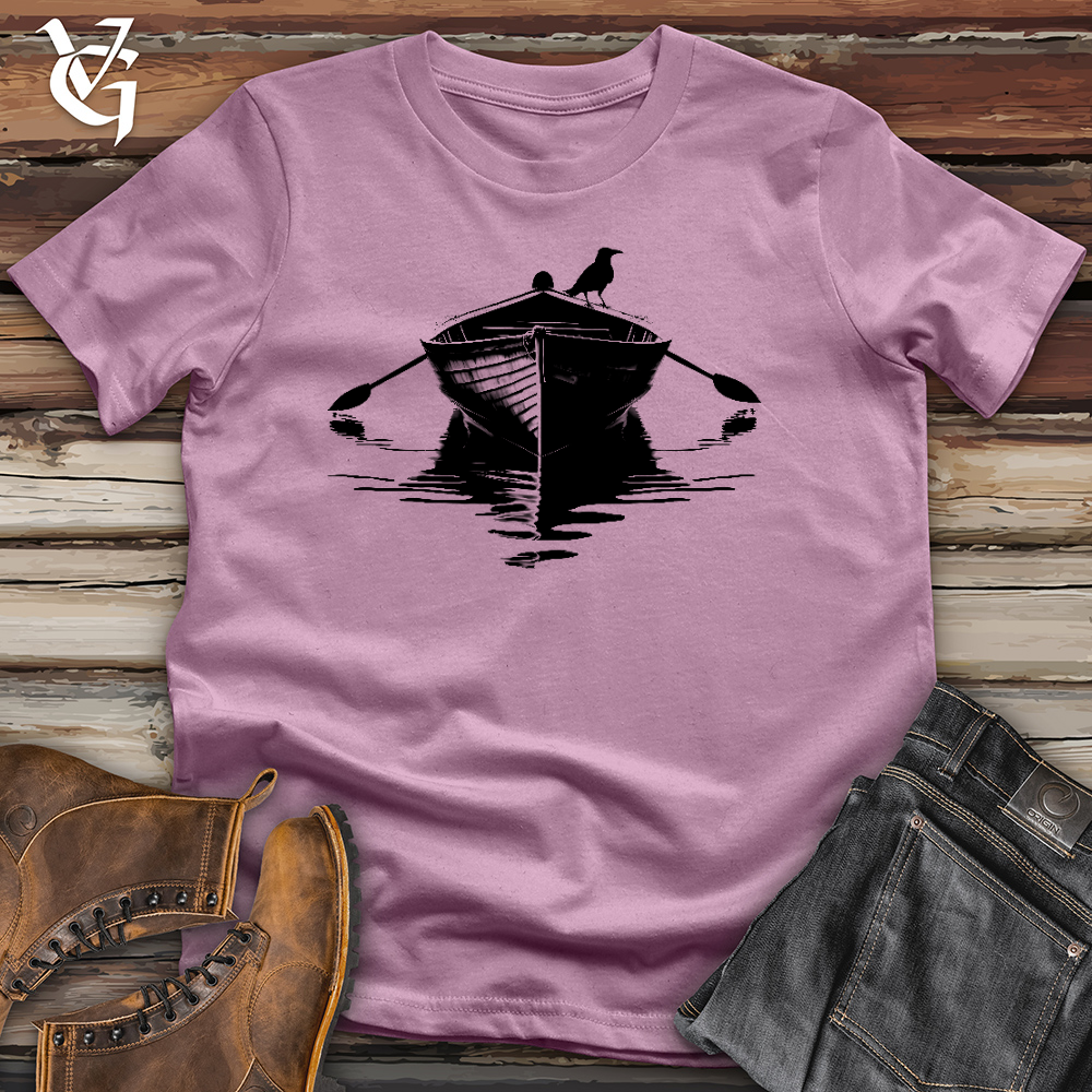 Viking Goods Raven Row Boat Cotton Tee Orchid / L