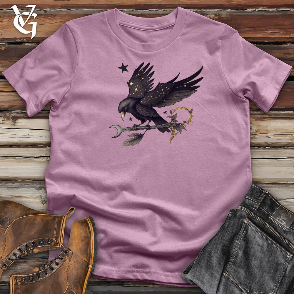 Viking Goods Raven with Arrow Cotton Tee Orchid / L