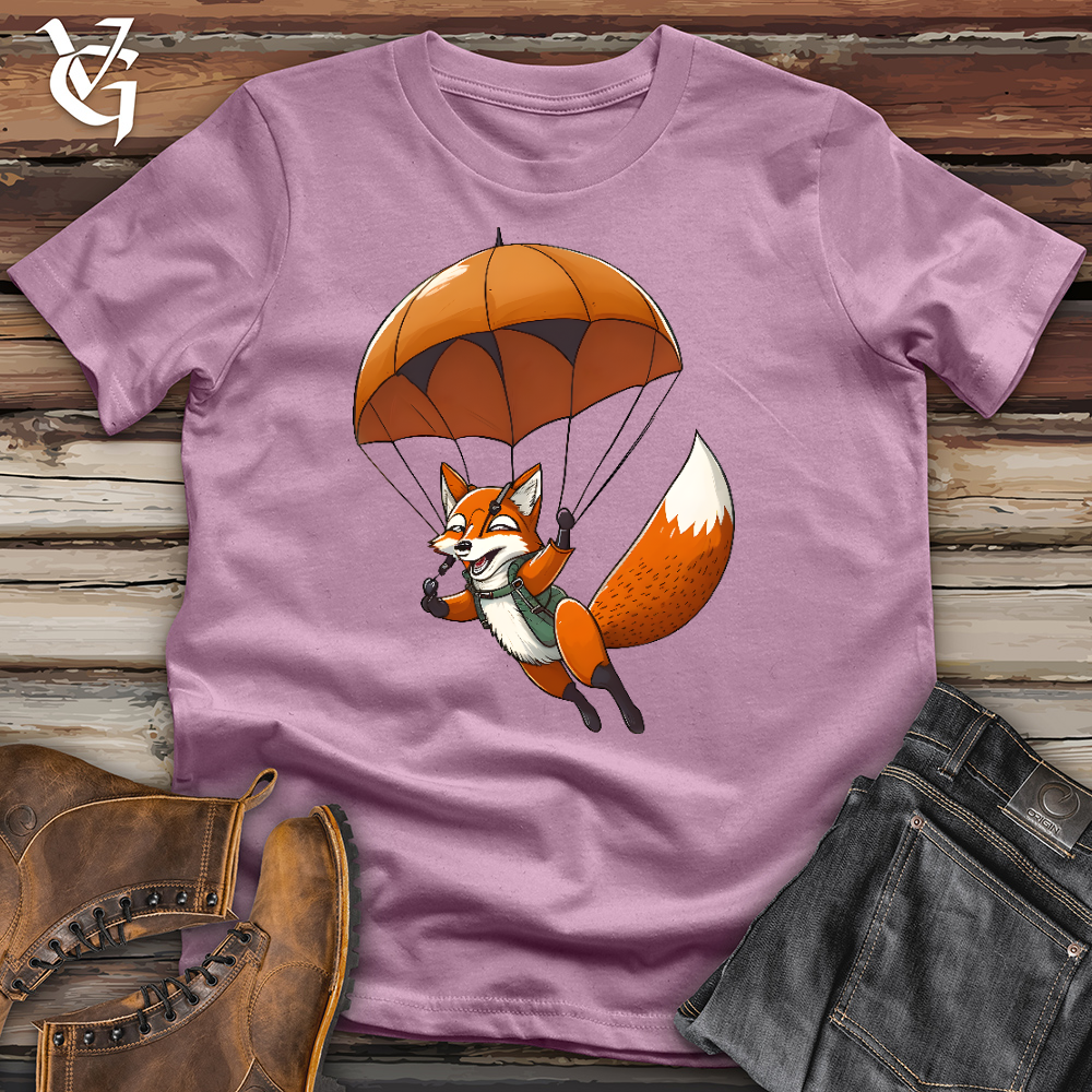 Viking Goods Skydriving Fox Cotton Tee Orchid / L