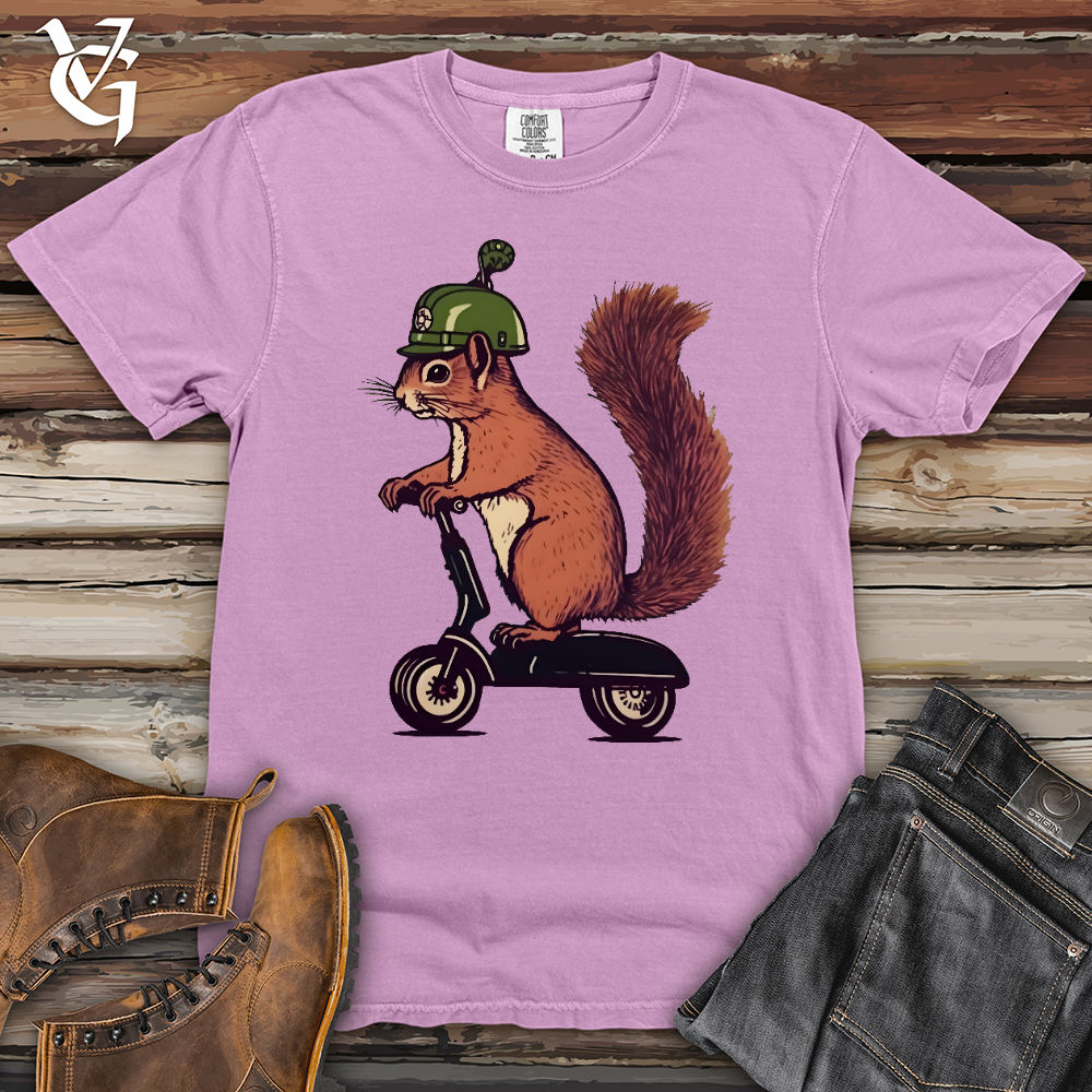 Viking Goods Squirrel Scoot Heavy Cotton Comfort Colors Tee Orchid / L