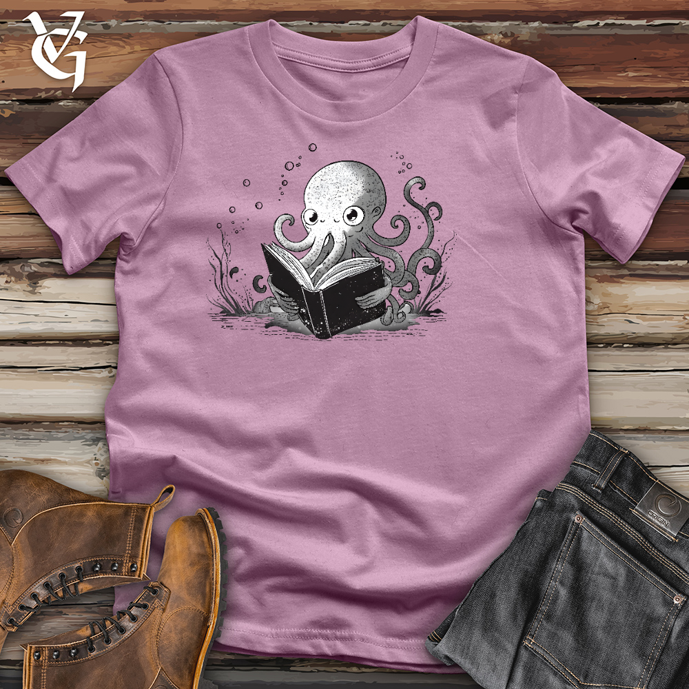 Viking Goods Studious Octopus Cotton Tee Orchid / L
