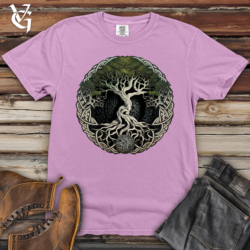 Viking Goods Tree of Life Viking Heavy Cotton Comfort Colors Tee Orchid / L