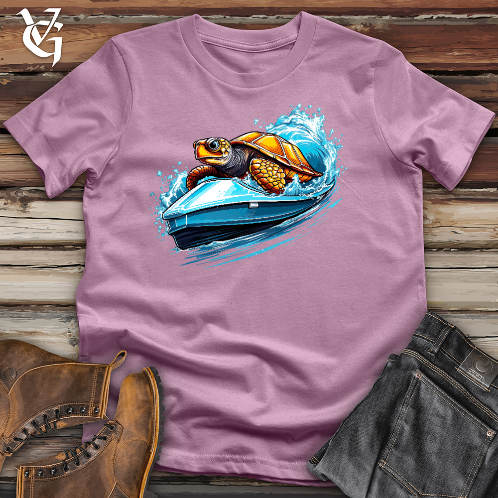 Viking Goods Turtle Racing Cotton Tee Orchid / L