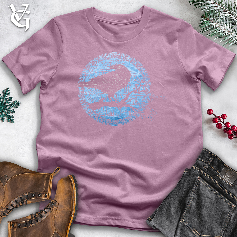 Viking Goods Winter Solstice Raven 01 Cotton Tee Orchid / L